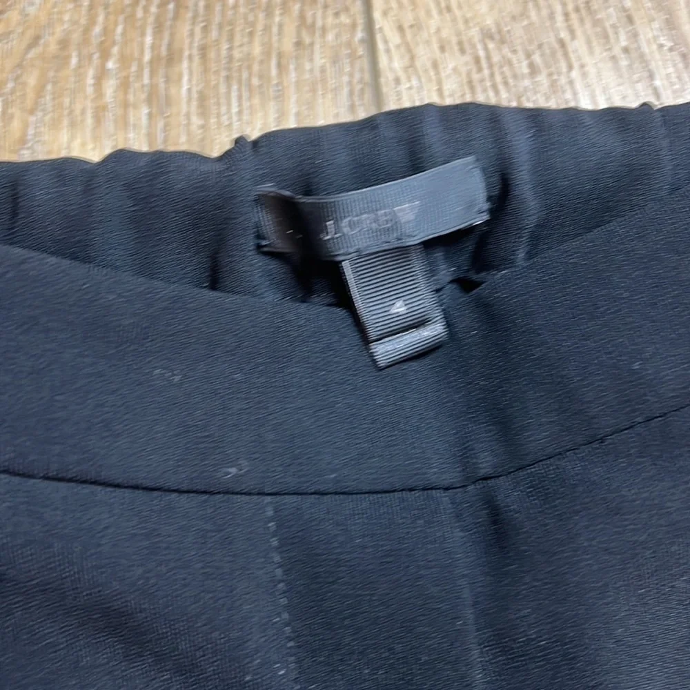 J. Crew Black Easy Cropped Pants Size 4